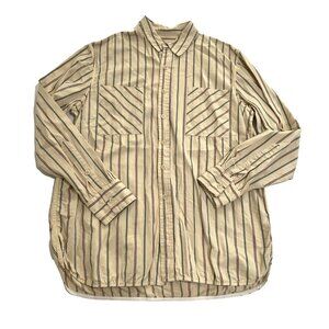 Beautiful Ful Striped Button Down Shirt Long Sleeve in Multicolor